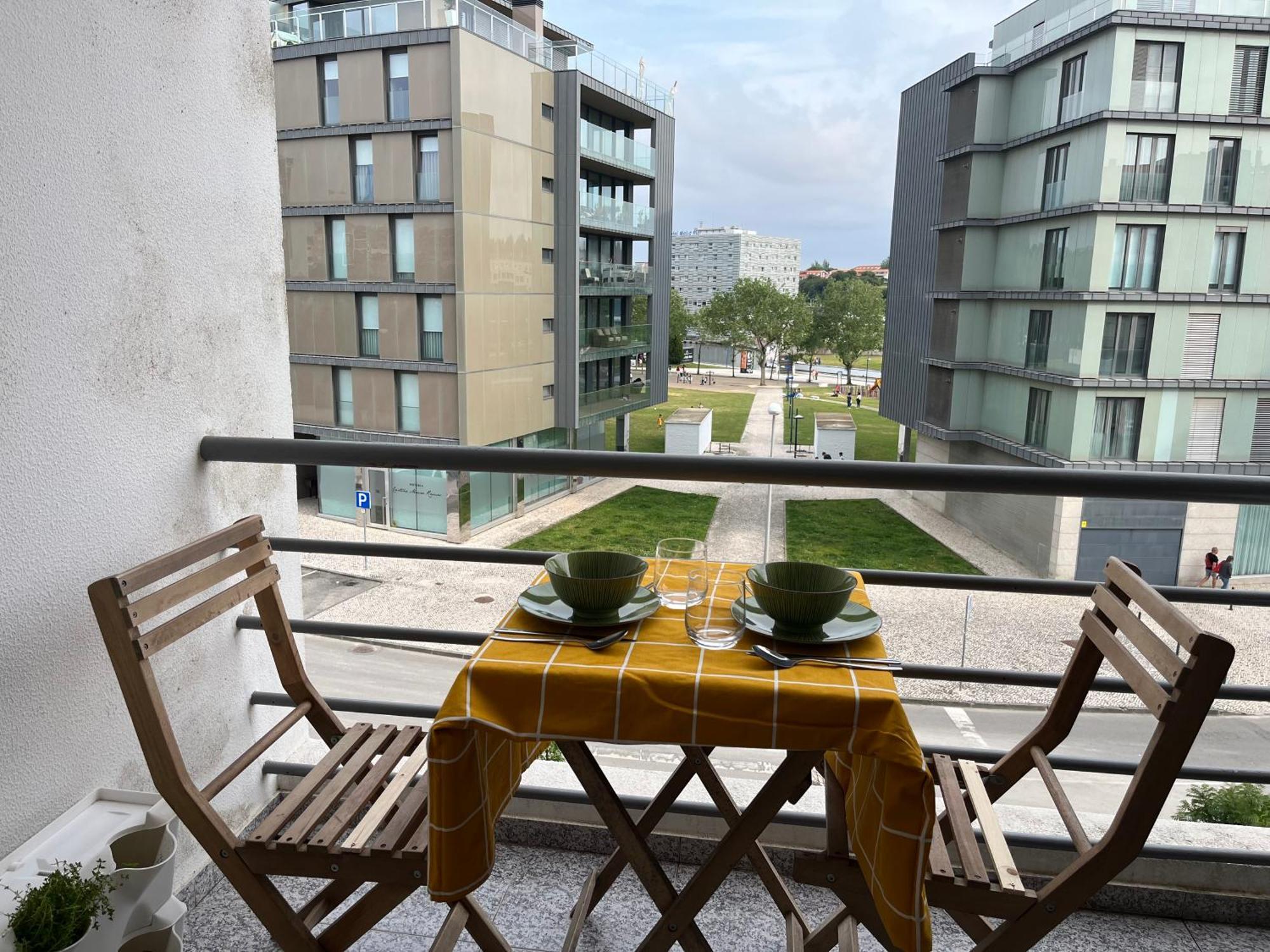 Garden View Premium Apartment Aveiro Eksteriør bilde